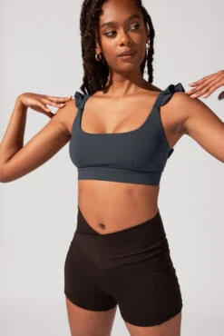 Romance Ruffle Bra - Smoky Grey -Popflex Store OPF3377 Edit