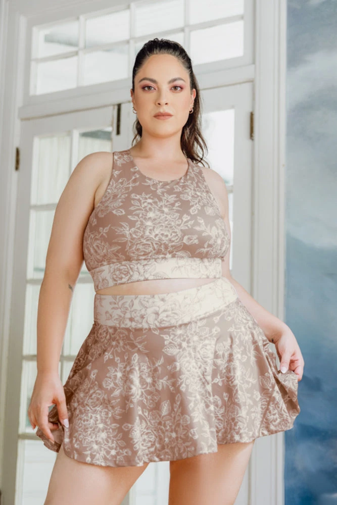 Harmony High Neck Bra - Tan Rose Harmony High Neck Bra - Tan Rose -Popflex Store OPF3598 Edit