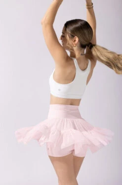 Pirouette Tiered Skort - Tutu Pink -Popflex Store OPF4584 Edit