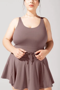 Twirl Dress - Peppercorn -Popflex Store OPF5450 Edit