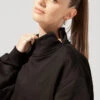 Uptown Mockneck Sweatshirt - Black