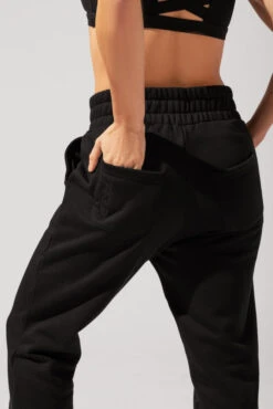 Cloud Rollover Sweatpant - Black 2 Cloud Rollover Sweatpant - Black -Popflex Store OPF6255 Edit 1144185a eeb1 4804 be65 03b4a39ed910
