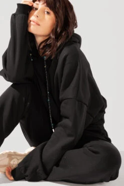 Shimmer Pullover Cloud Hoodie - Black -Popflex Store OPF6359 Edit 41c0a37f b6dc 4fc7 80f6 4ce6e6633975