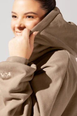 Shimmer Pullover Cloud Hoodie - Milk Tea -Popflex Store OPF6533 Edit c846943f 6d21 4353 9a8a a1177b9c858c