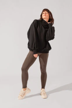 Ooey Gooey Mockneck Sweatshirt With Pockets - Black -Popflex Store OPF7147 Edit a434d307 b62d 483d bf9e 9ff93adea75c