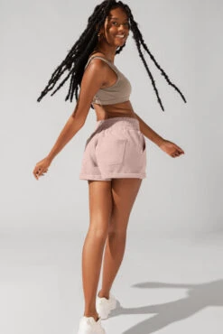 Ooey Gooey Lounge Shorts With Pockets - Ballet Slipper -Popflex Store OPF7362 Edit