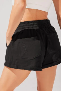 Ooey Gooey Lounge Shorts With Pockets- Black -Popflex Store OPF7418 Edit