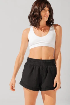 Ooey Gooey Lounge Shorts With Pockets- Black -Popflex Store OPF7438 Edit
