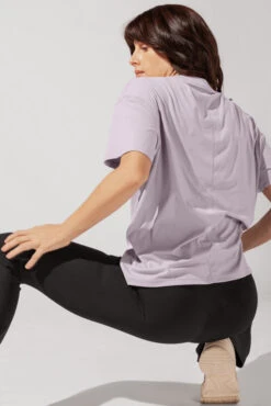 Daring Deep V Tee - Lilac Haze 5 Daring Deep V Tee - Lilac Haze -Popflex Store OPF7591 Edit