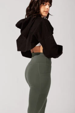 Crisscross Hourglass® Leggings With Pockets - Dark Sage 4 Crisscross Hourglass® Leggings With Pockets - Dark Sage -Popflex Store OPF7862 Edit