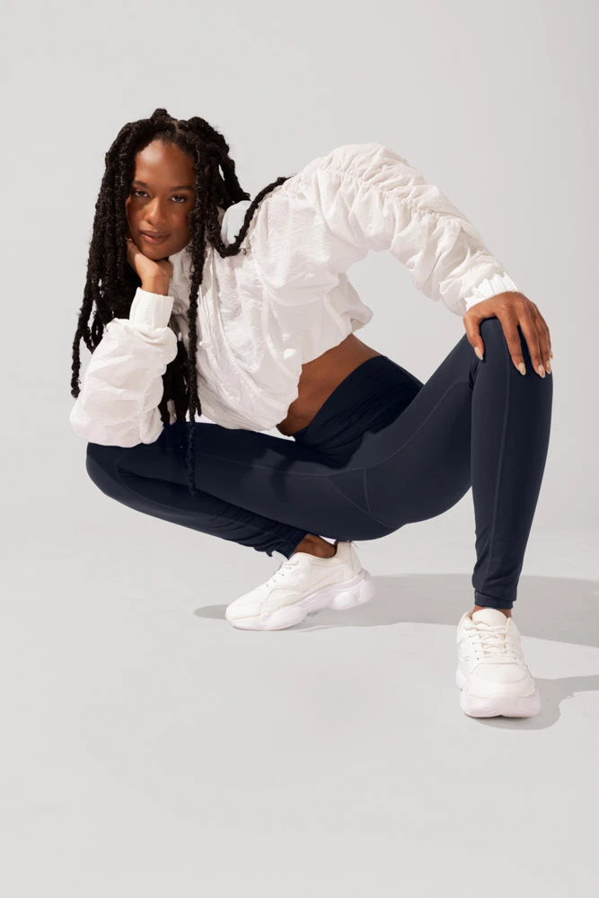 Crisscross Hourglass® Leggings with Pockets - Smoky Navy Crisscross Hourglass® Leggings With Pockets - Smoky Navy -Popflex Store OPF7997 Edit