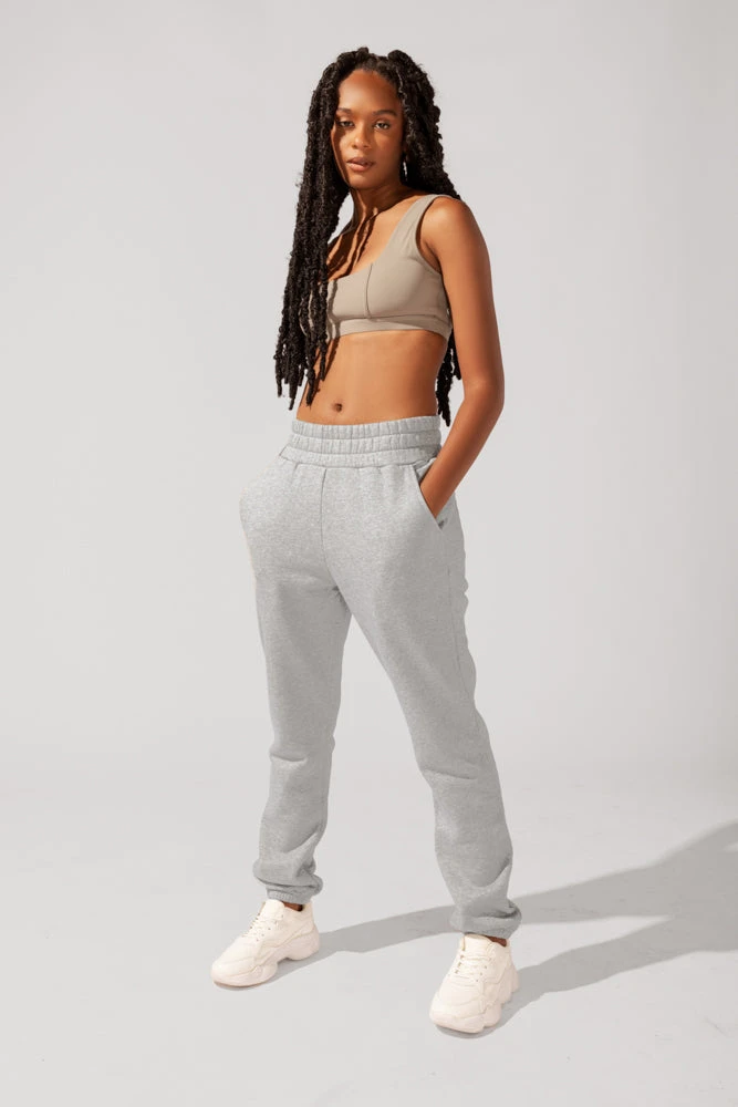 Cloud Rollover Sweatpant - Heather Grey Cloud Rollover Sweatpant - Heather Grey -Popflex Store OPF8261 Edit 1929621d 97e9 47ff a01e e9e0bc196a13