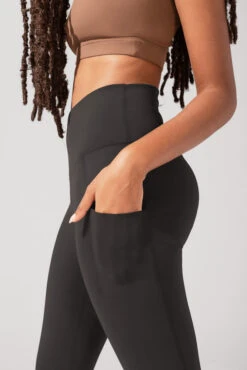 Crisscross Hourglass® Bell Bottom With Pockets - Black -Popflex Store OPF9070 Edit