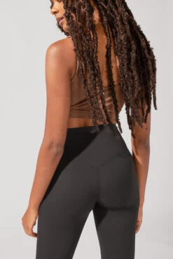 Crisscross Hourglass® Bell Bottom With Pockets - Black -Popflex Store OPF9071 Edit