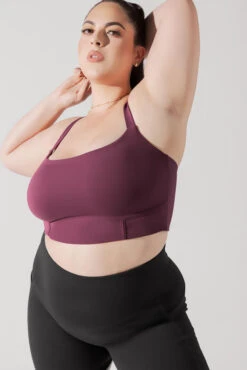 Daphne Corset Crop Top - Plum -Popflex Store OntheGoCorsetCrop Plum 1047 0034 Edit