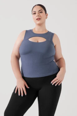 Peekaboo Crew Tank - American Blue -Popflex Store PeekabooCrewTank AmericanBlue B1024 1027 Edit f17682d5 2051 4dbf ade5 ece2f3269d33