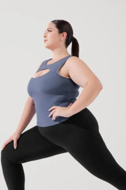 Peekaboo Crew Tank - American Blue -Popflex Store PeekabooCrewTank AmericanBlue B1024 1068 Edit 21b23c3f ece3 4ab2 8cbd 74704d73ed75