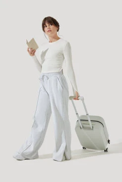 Perfect Plane Pants - Light Heather Haze -Popflex Store Perfect Plane Pants Heather Gray C1018 3727