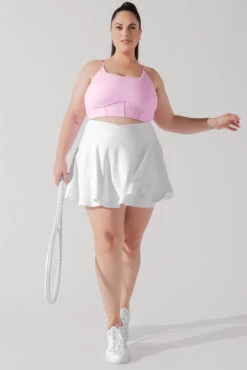 Plié Corset Crop Bralette - Bubblegum -Popflex Store PileCorsetCropTop Bubblegum 1049 0011 Edit 1