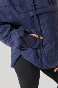Pillow Packable Puffer Jacket - Peacoat Navy -Popflex Store Pillow Packable Puffer Jacket Peacoat Navy E1006 2519