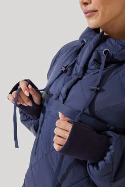 Pillow Packable Puffer Jacket - Peacoat Navy -Popflex Store Pillow Packable Puffer Jacket Peacoat Navy E1006 2529
