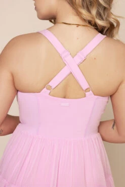 Corset Pirouette Dress - Bubblegum -Popflex Store PirouetteDress Bubblegum F1000 02089 Edit