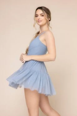 Corset Pirouette Dress - Blue Storm -Popflex Store PirouetteSkort BlueStorm 6064 03588