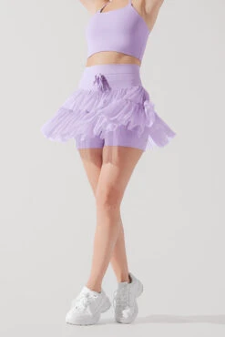 Pirouette Tiered Skort - Digital Lavender -Popflex Store PirouetteSkort DigitalLavender 6064 1439 Edit