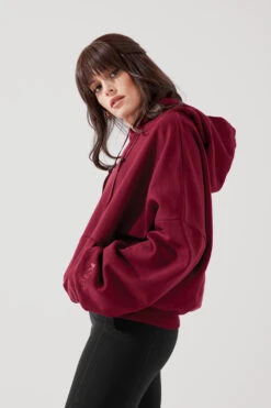 Pullover Cloud Hoodie - Crimson -Popflex Store PulloverCloudHoodie Crimson 5022 0138 Edit
