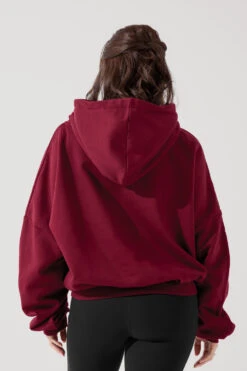 Pullover Cloud Hoodie - Crimson -Popflex Store PulloverCloudHoodie Crimson 5022 0153 Edit