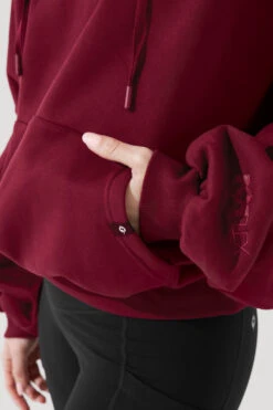 Pullover Cloud Hoodie - Crimson -Popflex Store PulloverCloudHoodie Crimson 5022 0159 Edit