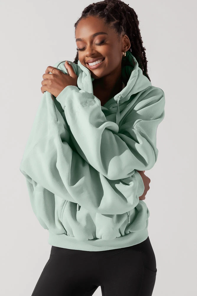 Pullover Cloud Hoodie - Mint Pullover Cloud Hoodie - Mint -Popflex Store PulloverCloudHoodie Mint 5022 0292 Edit