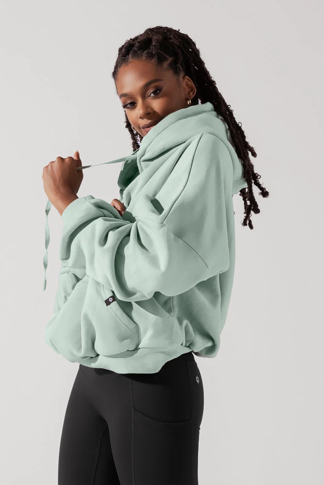 Pullover Cloud Hoodie - Mint Pullover Cloud Hoodie - Mint -Popflex Store PulloverCloudHoodie Mint 5022 0306 Edit