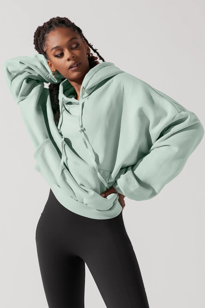 Pullover Cloud Hoodie - Mint Pullover Cloud Hoodie - Mint -Popflex Store PulloverCloudHoodie Mint 5022 0313 Edit