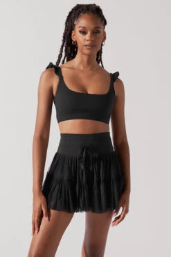 Romance Ruffle Bra - Black -Popflex Store RomanceRuffleBra Black A1012 0854 Edit