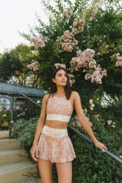 Harmony High Neck Bra - Tan Rose 6 Harmony High Neck Bra - Tan Rose -Popflex Store SM 1700