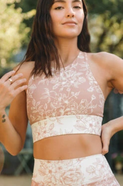 Harmony High Neck Bra - Tan Rose 7 Harmony High Neck Bra - Tan Rose -Popflex Store SM 1812