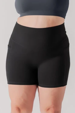 Supersculpt™ Midi Short With Pockets - Black -Popflex Store SculptMidiShort Black D1000C 5 0010 Edit