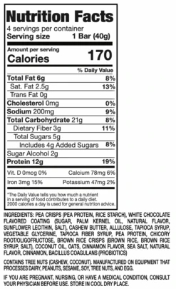 Sculpt & Debloat Protein Bar (4-pack) - Snickerdoodle 4 Sculpt & Debloat Protein Bar (4-pack) - Snickerdoodle -Popflex Store Snickerdoodle ProteinBarLabel