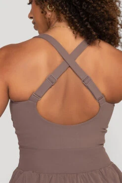 Supershort™ Runsie - Peppercorn -Popflex Store Supershort TM Runsie Peppercorn 6042 3 02589