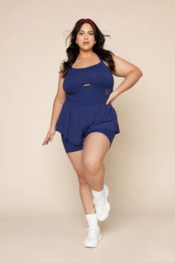 Supershort™ Runsie - Sapphire -Popflex Store SupershortRunsie Sapphire 6042 03672 Edit