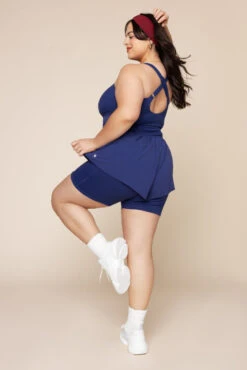 Supershort™ Runsie - Sapphire -Popflex Store SupershortRunsie Sapphire 6042 03678 Edit