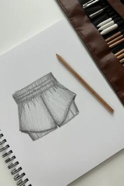 High Waisted Supershort™ - Black 2 High Waisted Supershort™ - Black -Popflex Store Supershortsketchpopflex