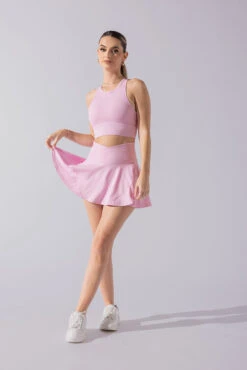 Sweat Sesh Crop Top - Bubblegum -Popflex Store Sweat Sesh Long Bra Bubblegum A1004 1990 Editcopy