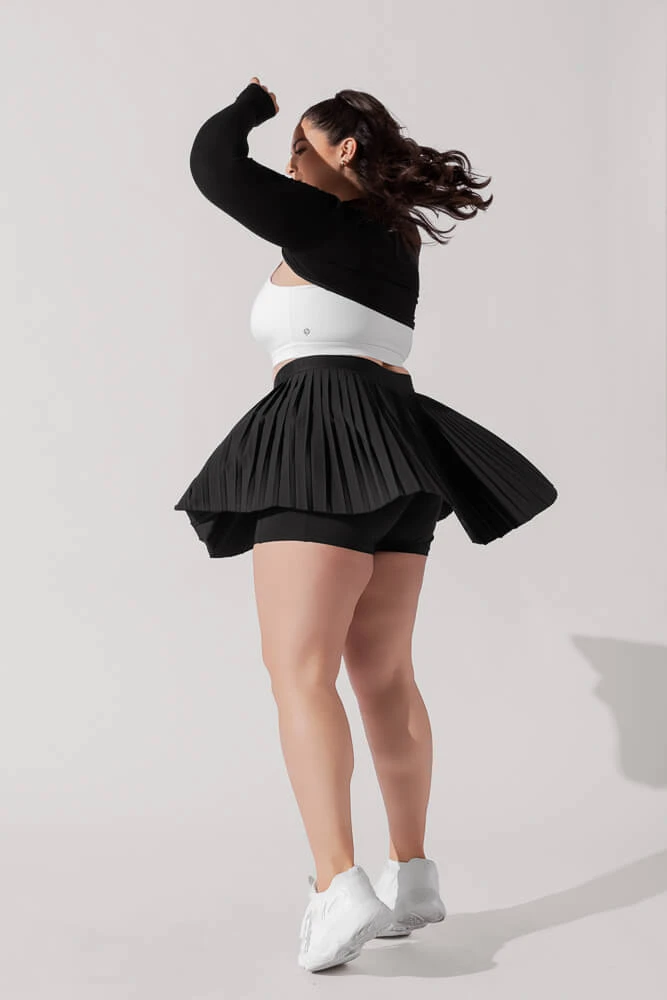 Ace ‘em Pleated Skort - Black Ace ‘em Pleated Skort - Black -Popflex Store VensusSkort Black H1002 2261 Edit 1