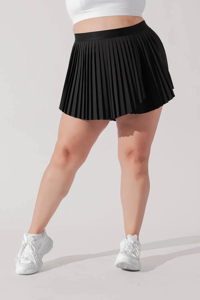 Ace ‘em Pleated Skort - Black Ace ‘em Pleated Skort - Black -Popflex Store VensusSkort Black H1002 2309 Edit 1