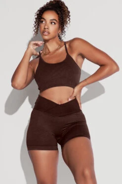 What's The Scoop Seamless Bra - French Roast 3 What's The Scoop Seamless Bra - French Roast -Popflex Store What stheScoopBra CCHGShorts FrenchRoast 1883 Edit