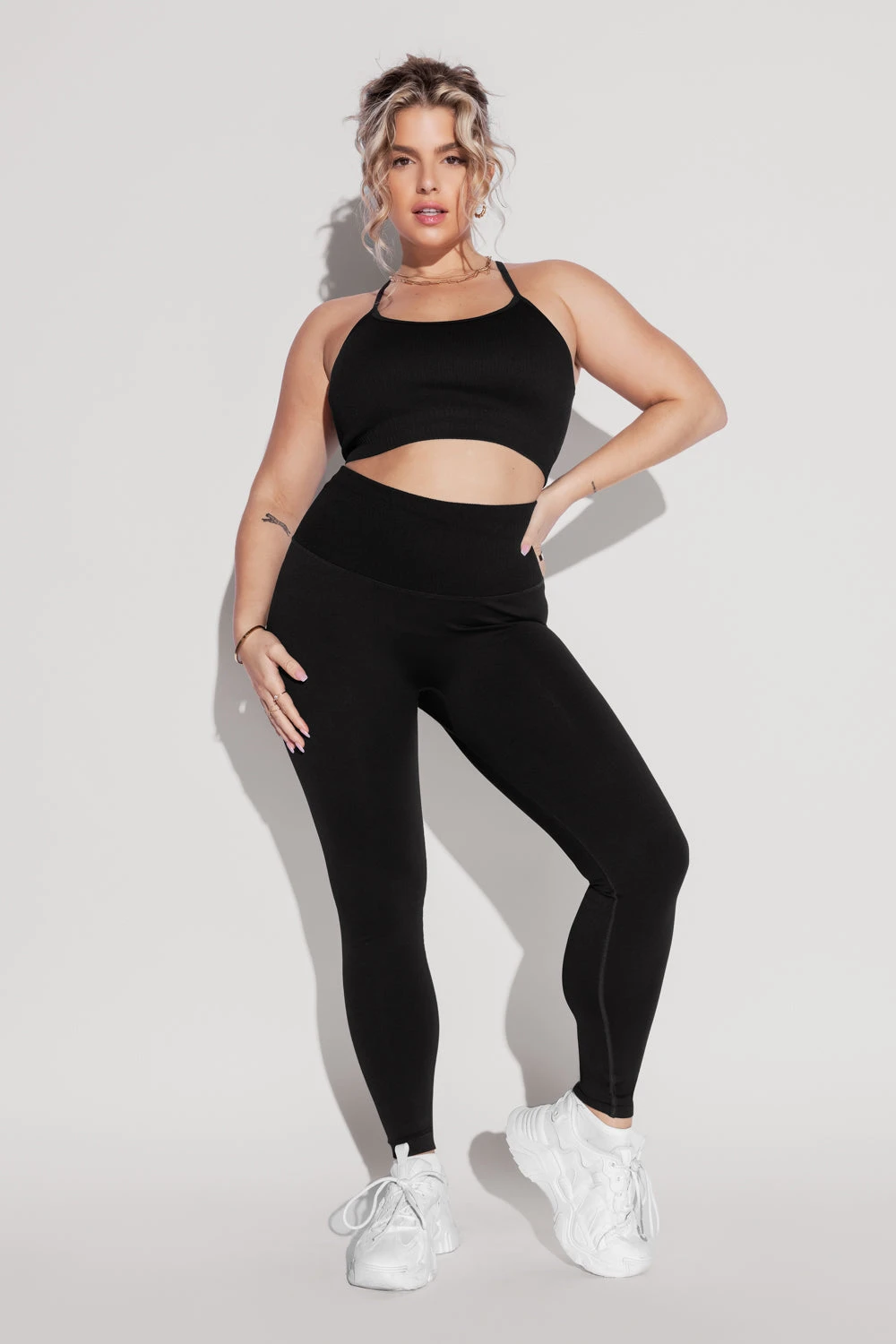 Supersculpt™ Seamless Leggings- Black Supersculpt™ Seamless Leggings- Black -Popflex Store What stheScoopBra SSleggings Black 2667 Edit
