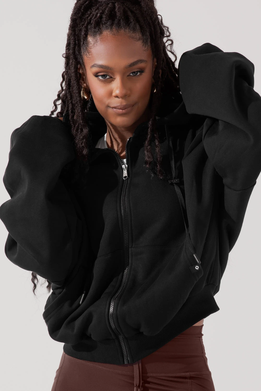 Zip Cloud Hoodie - Black Zip Cloud Hoodie - Black -Popflex Store ZipCloudHoodie Black 5002 0869 Edit