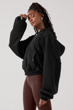 Zip Cloud Hoodie - Black 6 Zip Cloud Hoodie - Black -Popflex Store ZipCloudHoodie Black 5002 0907 Edit